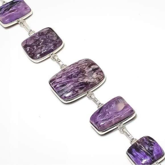 Genuine Russian Charoite bracelets - Picture 2 of 4